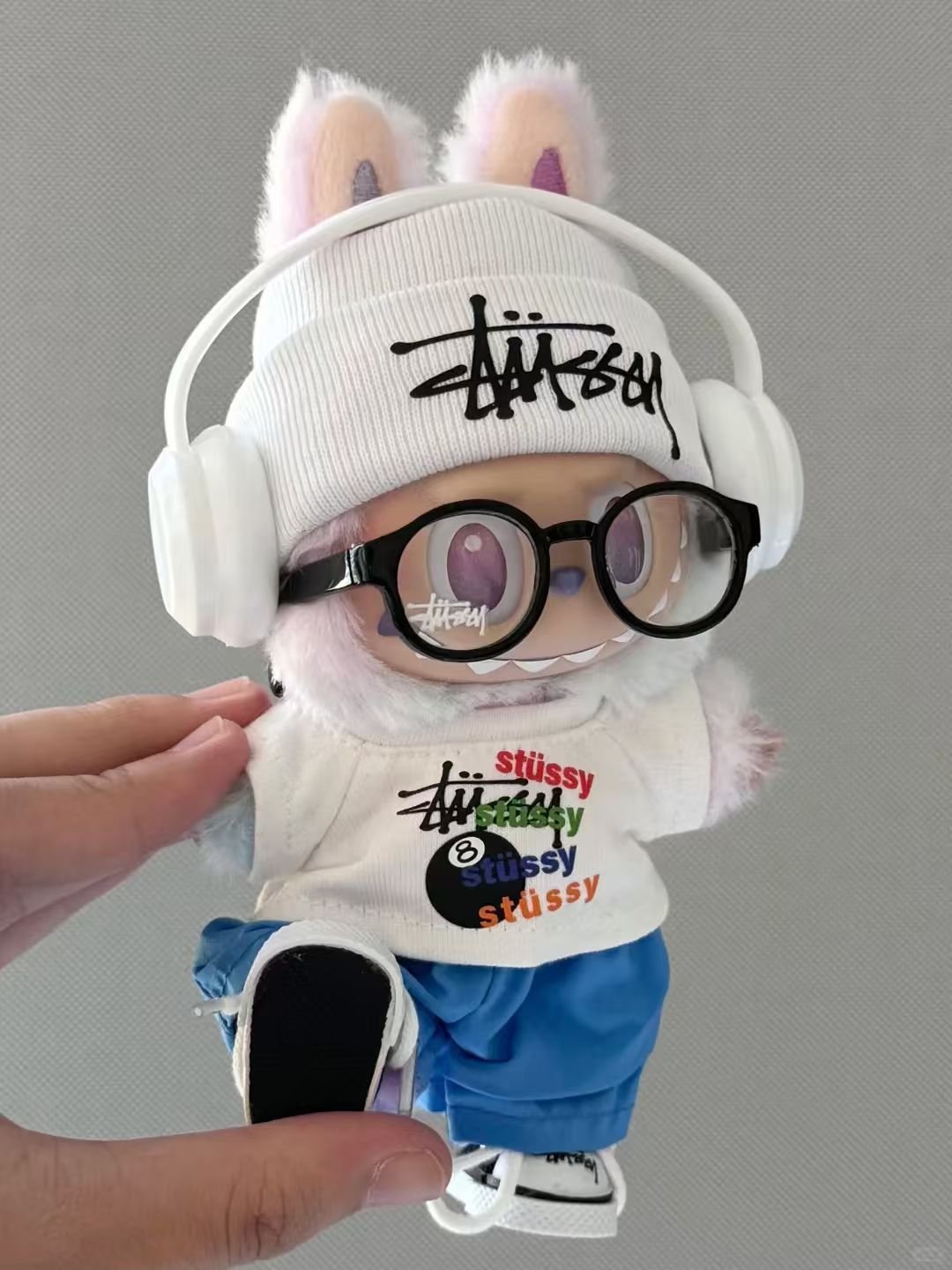 Cute Leisure Stu suit for labubu - Image 2