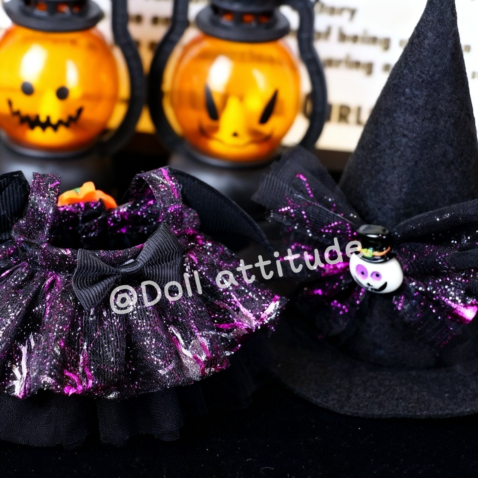 Devil Angel Skirt Halloween Set for labubu - Image 3