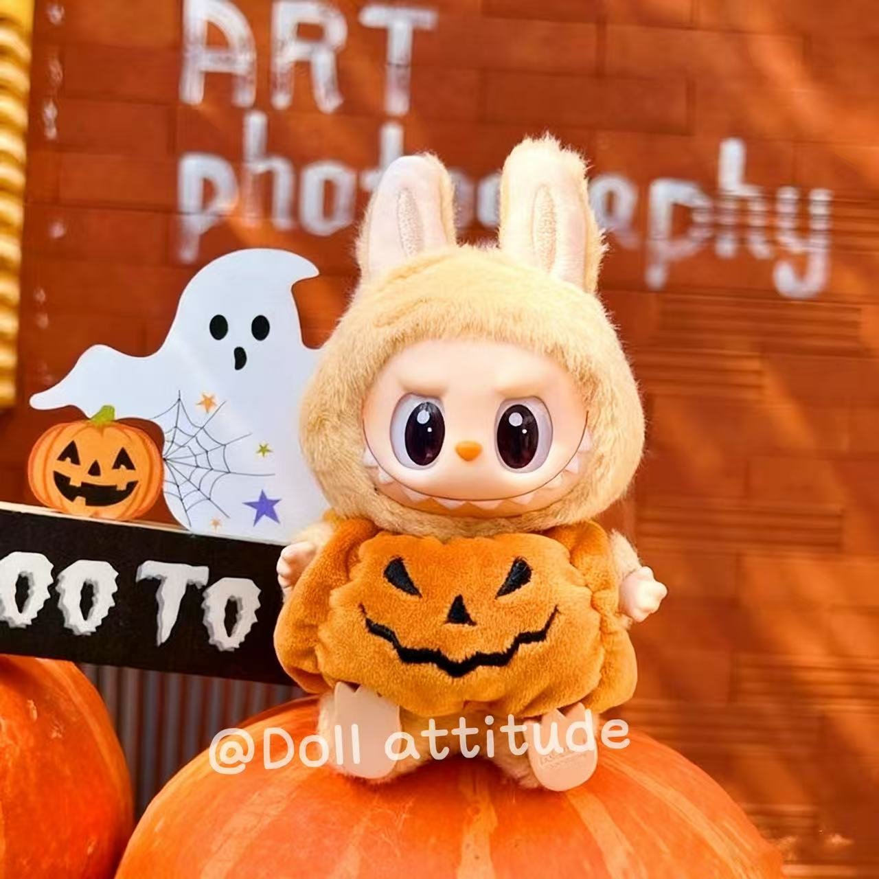 Halloween pumpkin set for labubu - Image 2