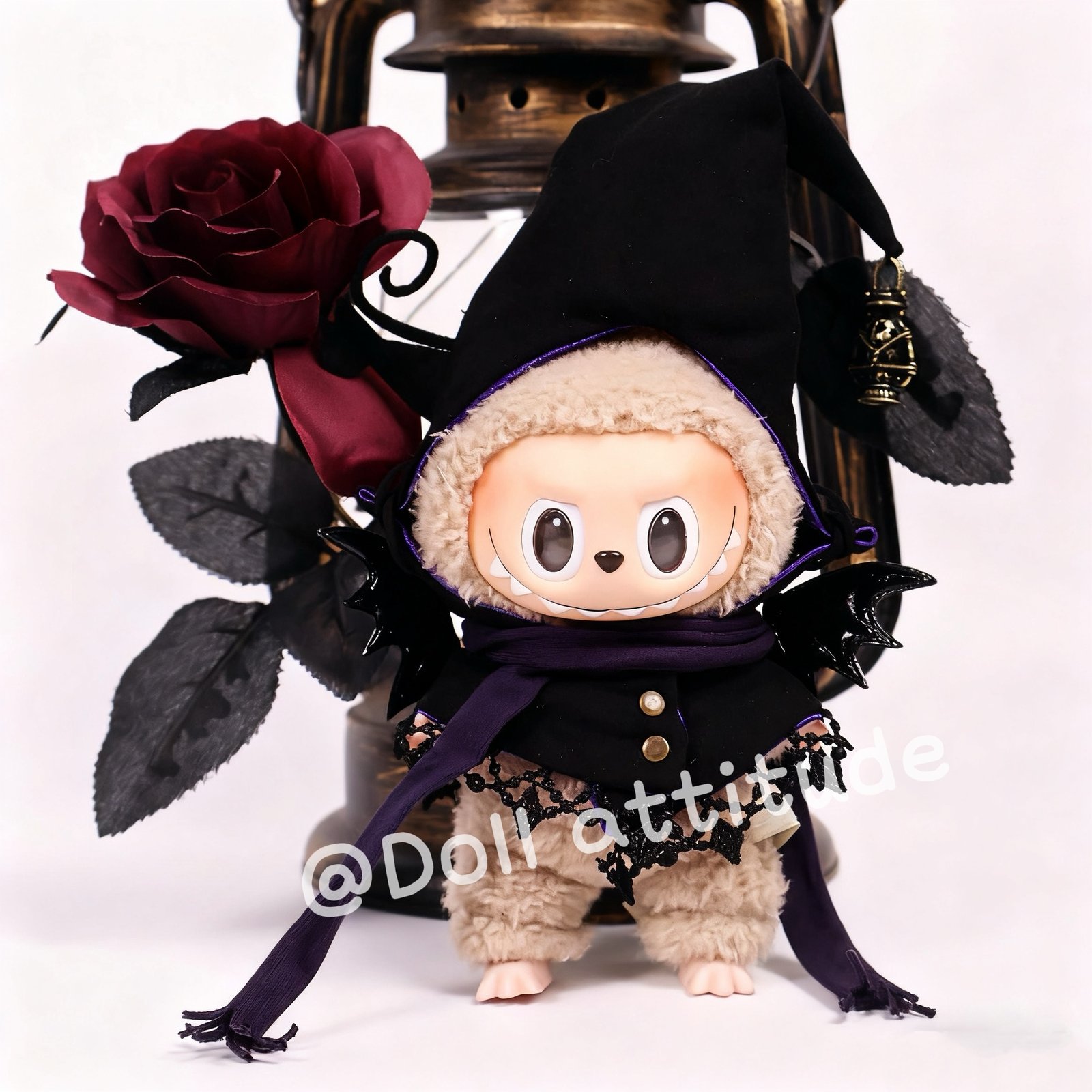 Halloween Witch and Black Cat Set for labubu - Image 2